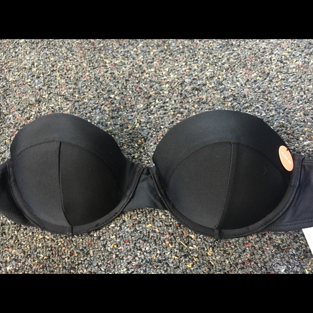 Forever 21 Strapless Bikini Top Push Up